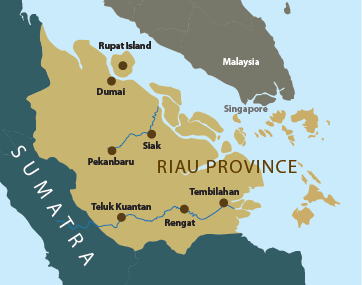 Riau Province Map